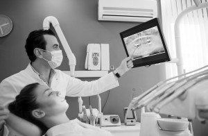 Patient Looking at Intraoral Photo