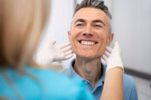 A Patient Smiling