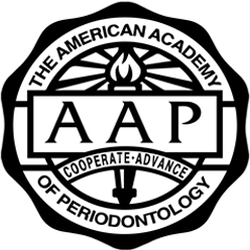 American Academy of Periodontology Logo American Academy of Periodontology Logo